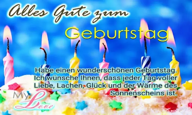 German Birthday Wishes Messages android App screenshot 4